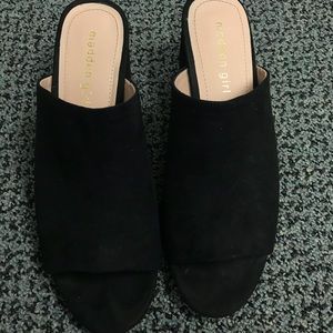 Madden Girl Shoes | Black Mules